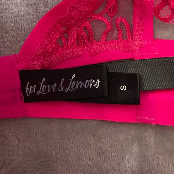 New! SET for love and lemons soutache bra and garter pink 4051 - Picture 10 of 14